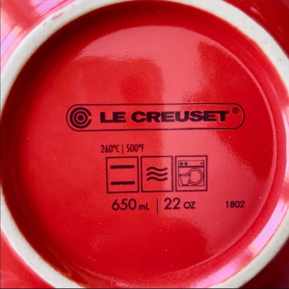 Le Creuset•NWOT•Cerise•One (1) 22-ounce Vitrified Stoneware•Soup/Cereal Bowl🌼 - Picture 6 of 10